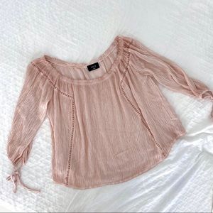 VICI Collection dusty rose blouse